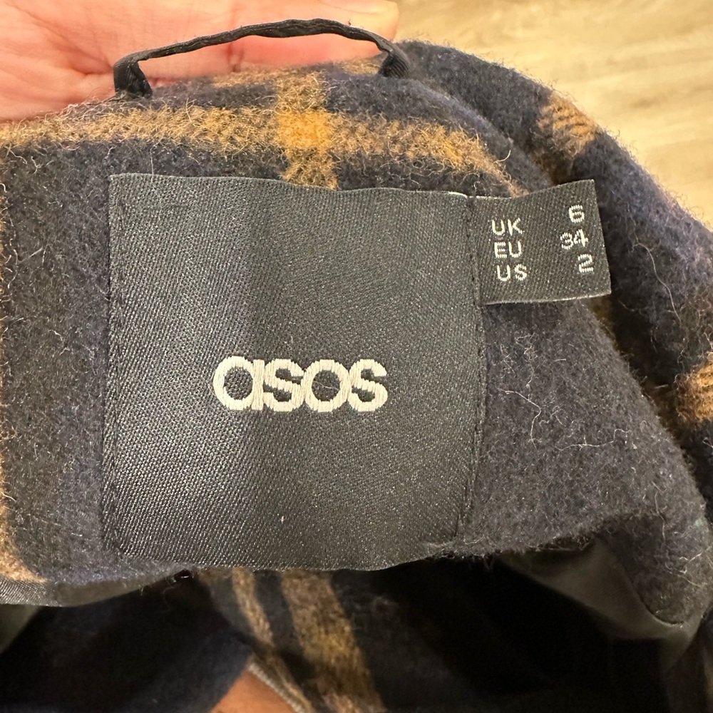ASOS peplum coat - Picture 2 of 5